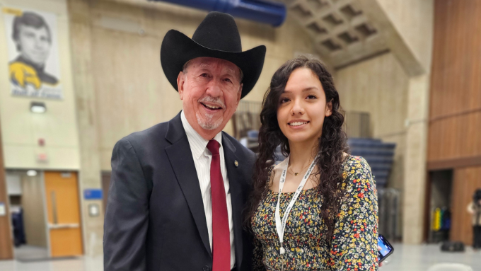 Dr. Juan Andrade and Geraldine Nunez-Salazar