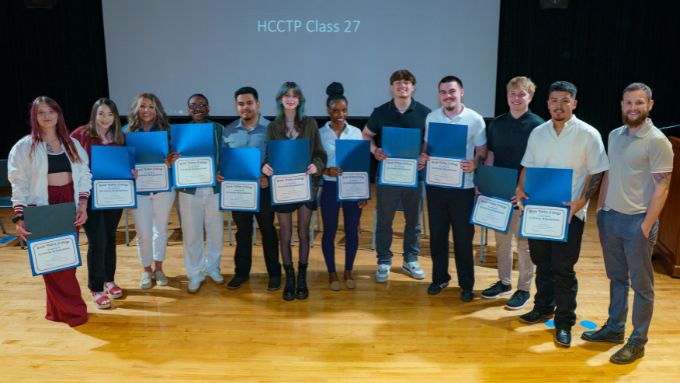 HCCTP graduate group with Dawson Ingram