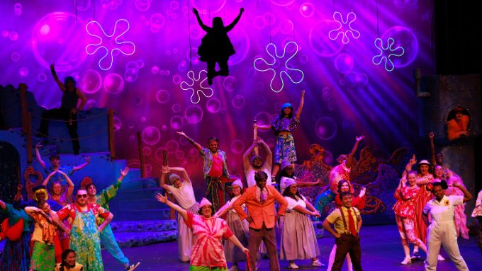A cast scene in The SpongeBob Musical